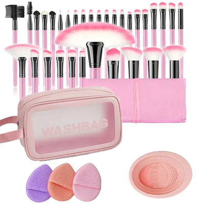 Makeup Brush Set - A set containing 37 makeup tools, a professional makeup set suitable for beginners. - My Store