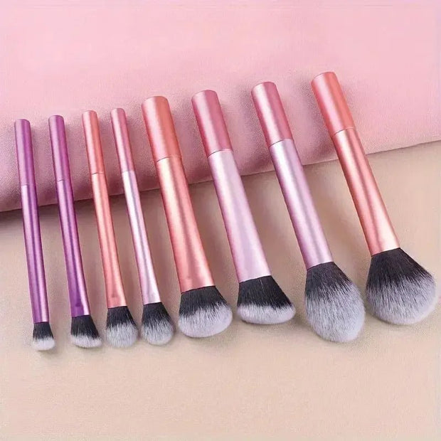 Makeup Brush Set - Soft 8pcs Pro , Premium Synthetic Hair, Cruelty - Free, Easy to Clean, Foundation, Blush, Eyeshadow, Cosmetic - My Store