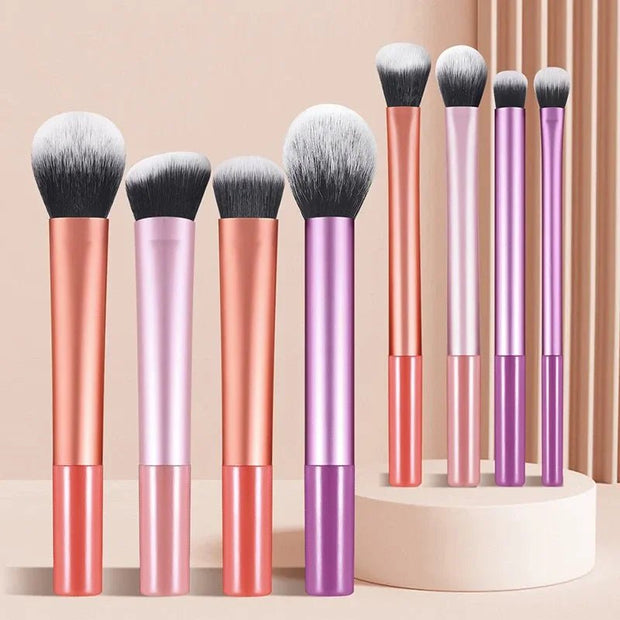 Makeup Brush Set - Soft 8pcs Pro , Premium Synthetic Hair, Cruelty - Free, Easy to Clean, Foundation, Blush, Eyeshadow, Cosmetic - My Store