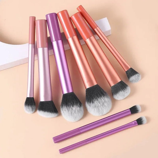 Makeup Brush Set - Soft 8pcs Pro , Premium Synthetic Hair, Cruelty - Free, Easy to Clean, Foundation, Blush, Eyeshadow, Cosmetic - My Store