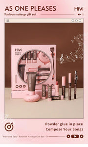 Makeup Case Gift Set Makeup Gift For Girls High Pigmented Lip Gloss BB Cream Eye Shadow Blush Concealer Eyebrow Pencil Cosmetics - My Store