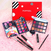 Makeup Gift Set for Girl, Eyeshadow Palette Liquid Foundation Lip Gloss Etc,Makeup Set for Women & Makeup Beginners, Travel SET - My Store