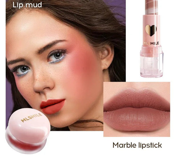 Makeup Kit With Organize Case Lipstick Contour Highlight Liquid Eyeshadow Lip Mud Eyebrow Pencil Mascara Women Cosmetics Set - My Store