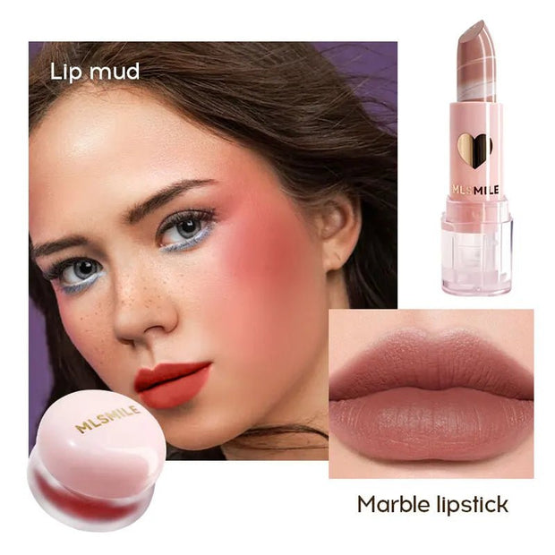 Makeup Kit With Organize Case Lipstick Contour Highlight Liquid Eyeshadow Lip Mud Eyebrow Pencil Mascara Women Cosmetics Set - My Store