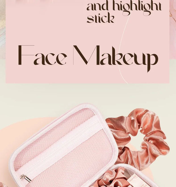 Makeup Kit With Organize Case Lipstick Contour Highlight Liquid Eyeshadow Lip Mud Eyebrow Pencil Mascara Women Cosmetics Set - My Store