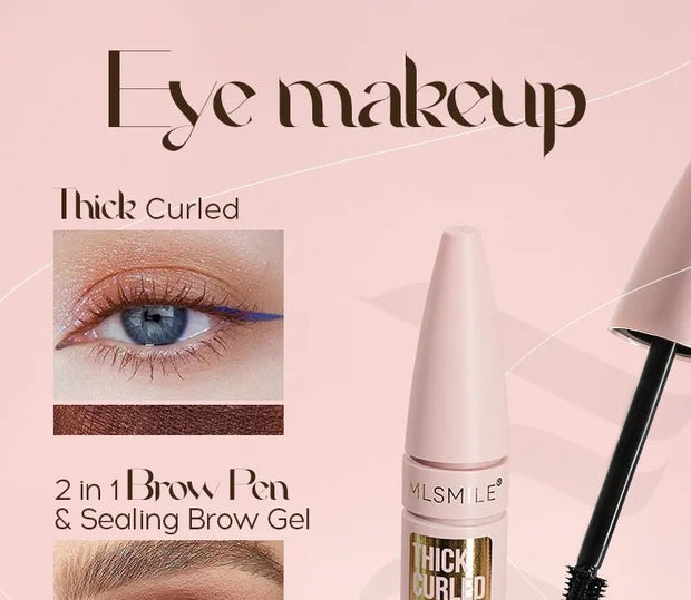 Makeup Kit With Organize Case Lipstick Contour Highlight Liquid Eyeshadow Lip Mud Eyebrow Pencil Mascara Women Cosmetics Set - My Store