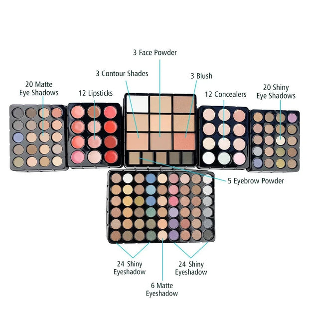 Makeup Set Box Eyeshadow Lip Blush Nail Polish Eyebrow Pencil Multi - functional Palette Christmas Wedding Birthday Gifts Cosmetic - My Store