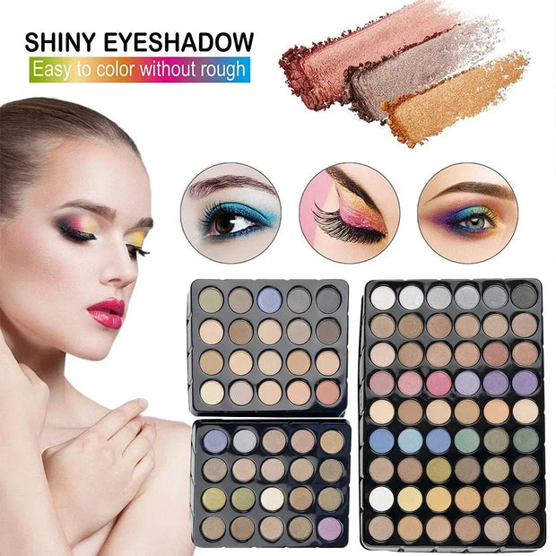 Makeup Set Box Eyeshadow Lip Blush Nail Polish Eyebrow Pencil Multi - functional Palette Christmas Wedding Birthday Gifts Cosmetic - My Store