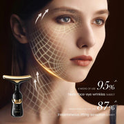 New Face Slimmer EMS Beauty Instrument Skin 3 In 1 Facial Lifting Device Neck Eye Massage Tightening Aging Facial Massager - My Store