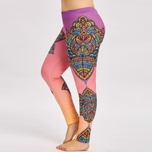 Printed yoga pants - My Store