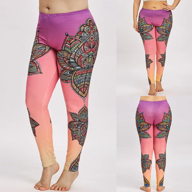 Printed yoga pants - My Store