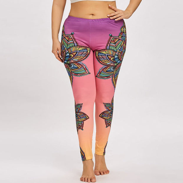 Printed yoga pants - My Store