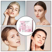 Sakura Skin Care Sets & Kits With Cleanser,Serum,Eye Cream,essence Cream Beauty Products For Women Gift Sets Routine Travel Kit - My Store