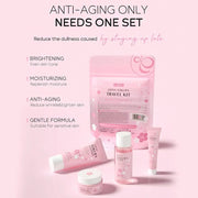 Sakura Skin Care Sets & Kits With Cleanser,Serum,Eye Cream,essence Cream Beauty Products For Women Gift Sets Routine Travel Kit - My Store
