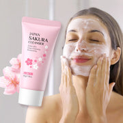 SAKURA Skincare Set Complete Facial Care Including Eye Cream, Cleanser, Facial Oil, Lip Mask, PeelOff Mask Moisturizing For ALL - My Store
