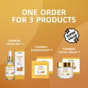 Séfralls Turmeric Skincare Set for All Skin TypesFirming moisturising deep cleansing anti - wrinkle nourishing blemish reduction - My Store