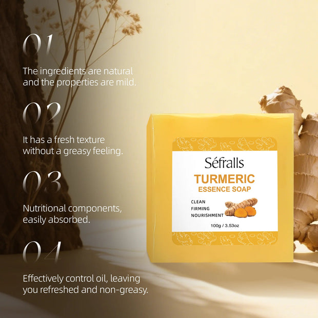 Séfralls Turmeric Skincare Set for All Skin TypesFirming moisturising deep cleansing anti - wrinkle nourishing blemish reduction - My Store