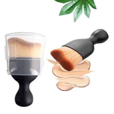 Single Makeup Brush Arc Curve Makeup Brush Foundation Brush Contour Brush Makeup Tools - My Store