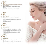 Single Makeup Brush Arc Curve Makeup Brush Foundation Brush Contour Brush Makeup Tools - My Store