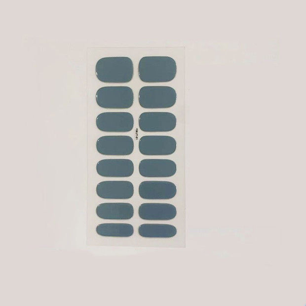Waterproof And Durable Second Generation Semi - cured UV Nail Beauty Stickers - My Store