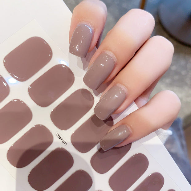 Waterproof And Durable Second Generation Semi - cured UV Nail Beauty Stickers - My Store