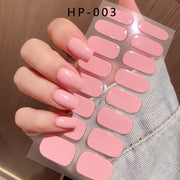 Waterproof And Durable Second Generation Semi - cured UV Nail Beauty Stickers - My Store