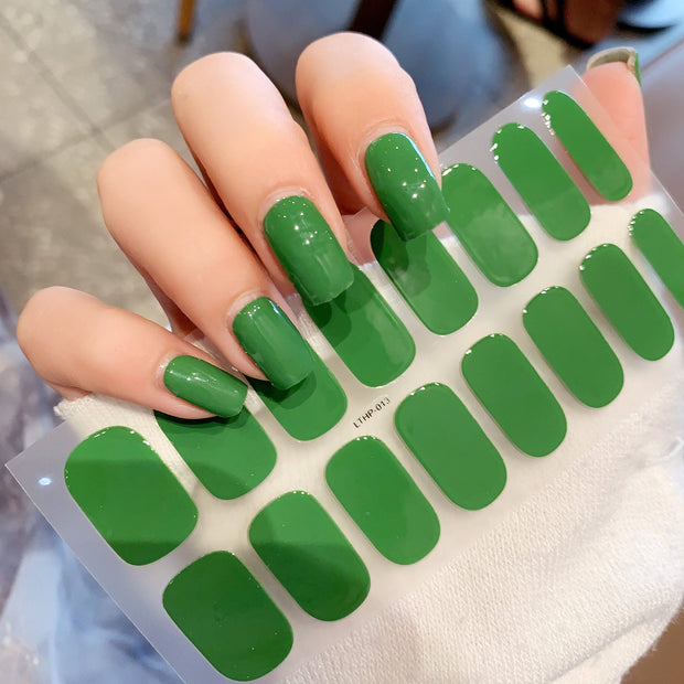 Waterproof And Durable Second Generation Semi - cured UV Nail Beauty Stickers - My Store
