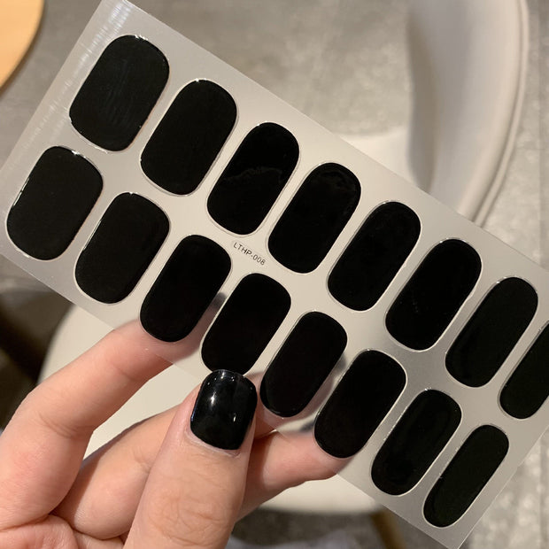 Waterproof And Durable Second Generation Semi - cured UV Nail Beauty Stickers - My Store