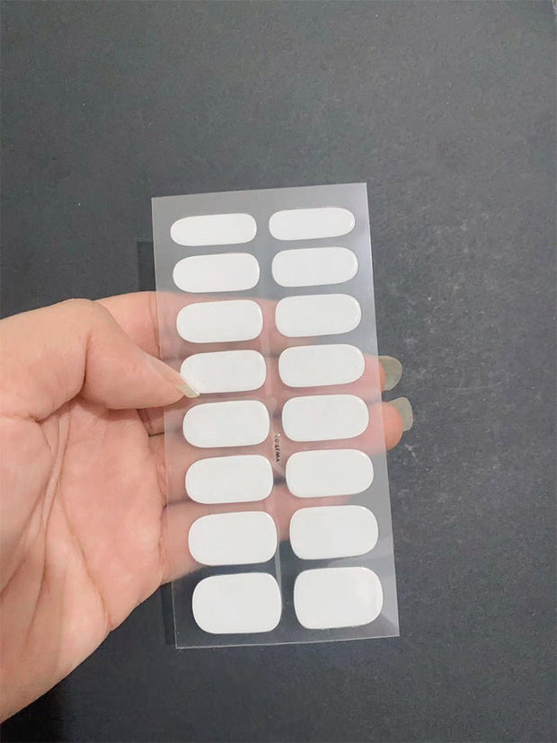 Waterproof And Durable Second Generation Semi - cured UV Nail Beauty Stickers - My Store