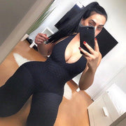 Yoga pants, honeycomb pants, female yoga fitness jumpsuit - My Store