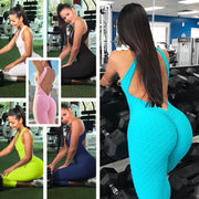 Yoga pants, honeycomb pants, female yoga fitness jumpsuit - My Store