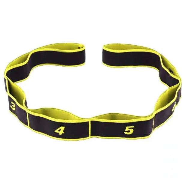 Yoga Stretch Resistance Bands Adult High Elasticity Multi - Segment Belt Yoga Assisted Stretching Belt Yoga Fitness Products - My Store