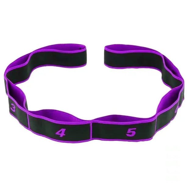 Yoga Stretch Resistance Bands Adult High Elasticity Multi - Segment Belt Yoga Assisted Stretching Belt Yoga Fitness Products - My Store