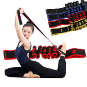 Yoga Stretch Resistance Bands Adult High Elasticity Multi - Segment Belt Yoga Assisted Stretching Belt Yoga Fitness Products - My Store