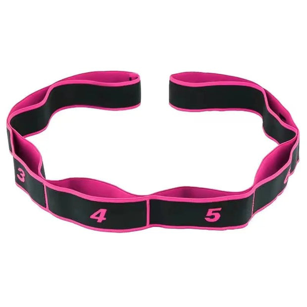 Yoga Stretch Resistance Bands Adult High Elasticity Multi - Segment Belt Yoga Assisted Stretching Belt Yoga Fitness Products - My Store